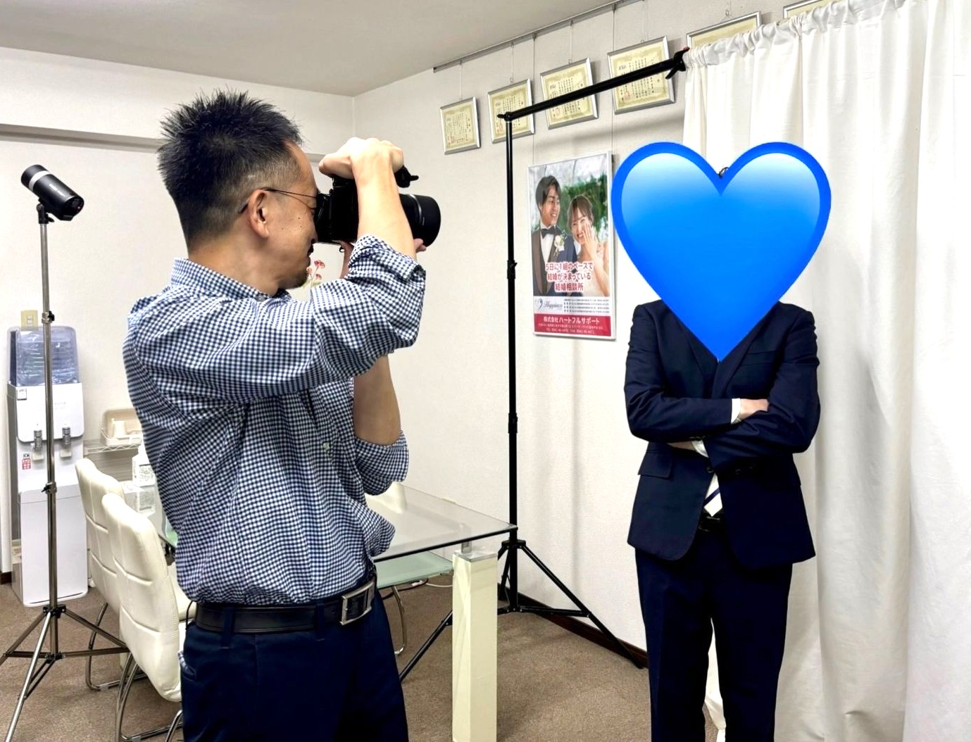 昨日はスペック高い系男子のご入会手続きでした。彼は以前ハピネスでご成婚された元会員様からのご紹介なんです！ 幸せの輪が広がって行きます(#^^#)
