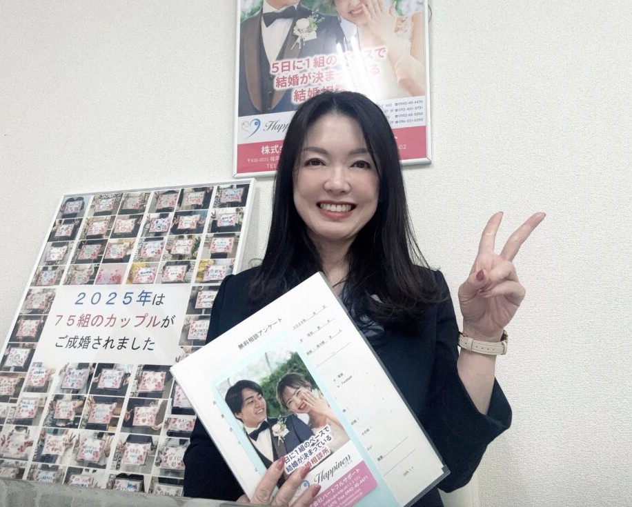 春日和の陽気の中で大人魅力一杯の女性のお客様が無料相談にご来店されました！ 新たな希望に向かって彼女の婚活がスタートします(^O^)／