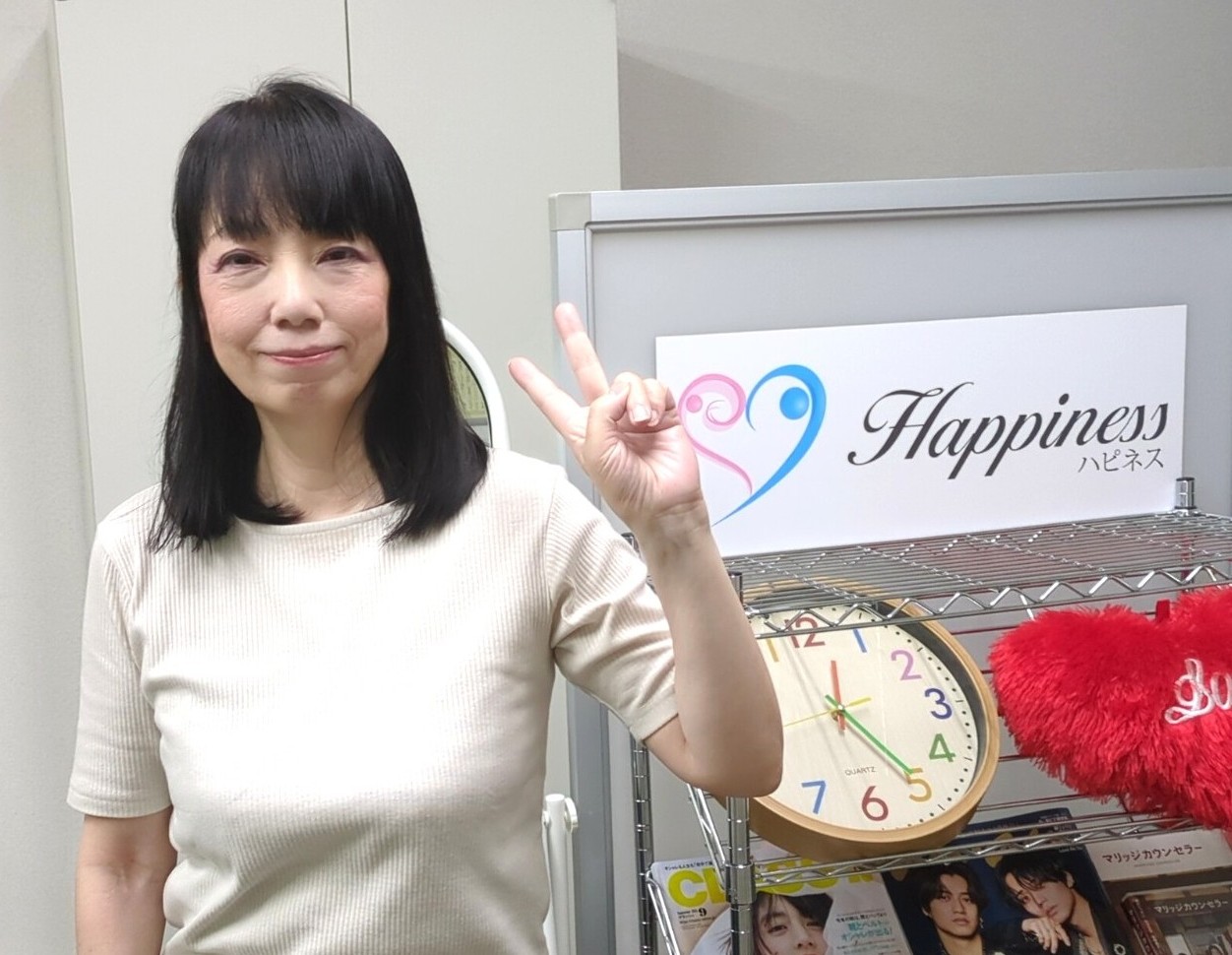 ハピネスの会員のみなさんのいろんなご相談をお受けしているかおるお姉さんで～す💕 最近は夜の時間帯のご相談をお受けすることが多いんですよ(^^♪
