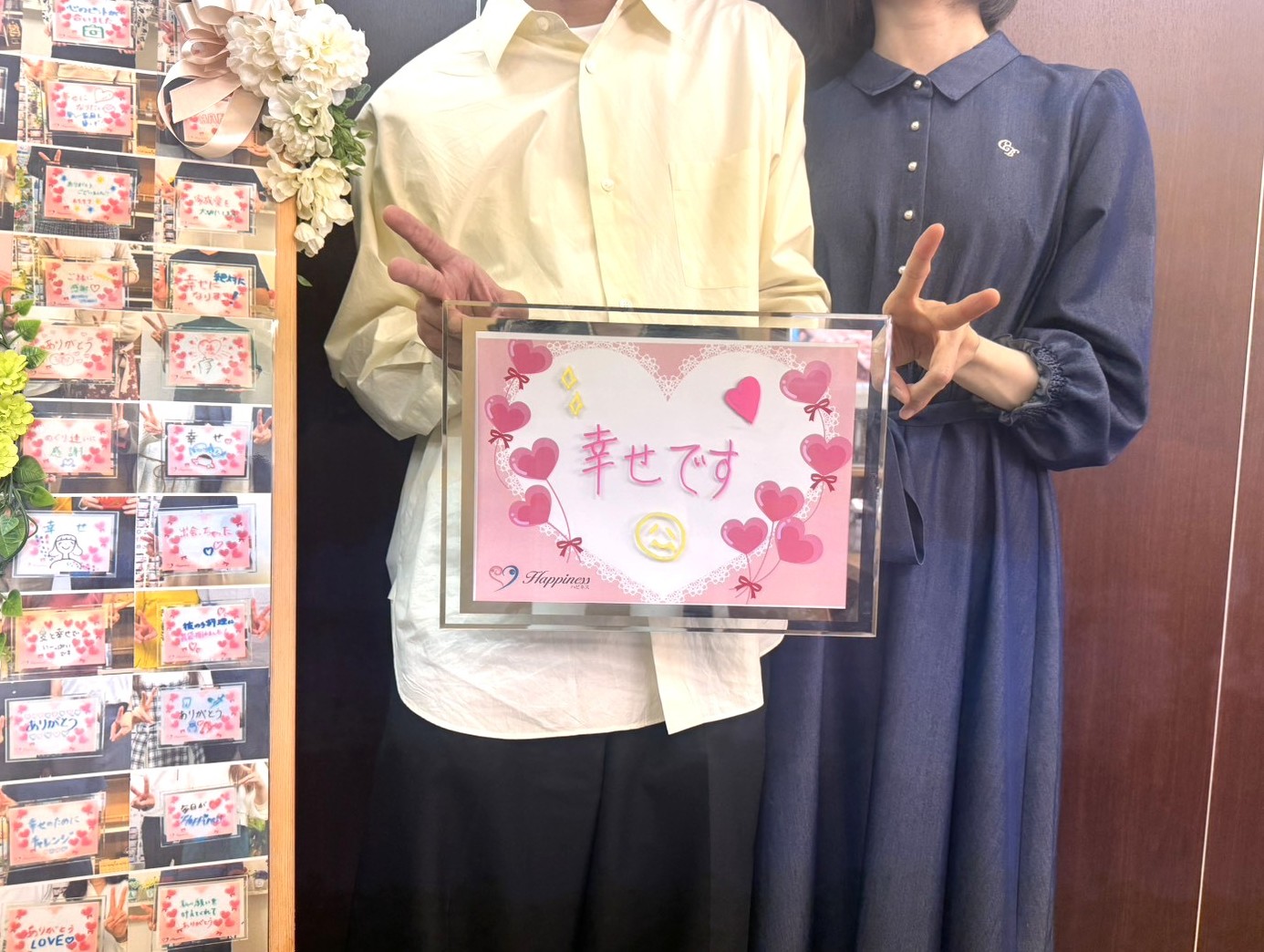 連日のご成婚手続きでハピネス福岡店は大賑わい❣️ プロポーズ翌日のご来店で興奮冷めやらぬお二人がとっても幸せそうな笑顔でご来店されました💕
