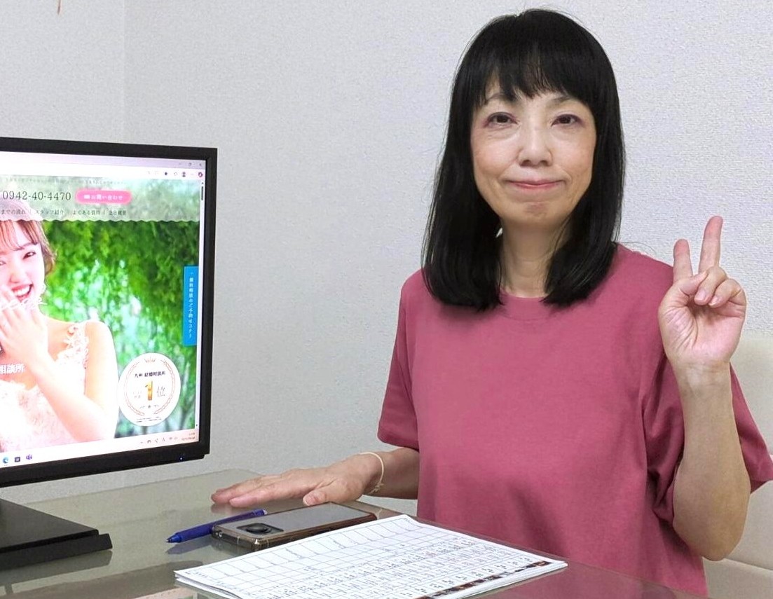 ハピネスのかおるお姉さんで～す💕 私は会員様からのいろんなご相談をお受けして一緒にどうしたらいいか考えています。私が優しくサポートしちゃいますからね！