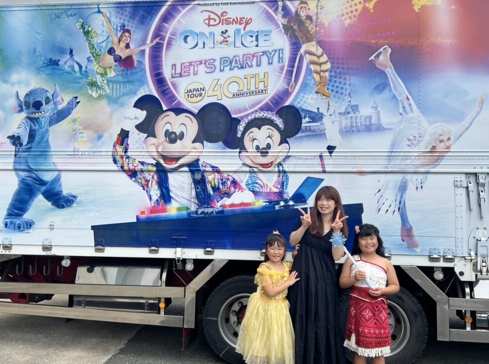 家族と一緒だから味わえる楽しみ💕 娘たちと福岡市で開催されたディズニー・オン・アイスへ！ また一つ素敵な想い出が増えました(^O^)／