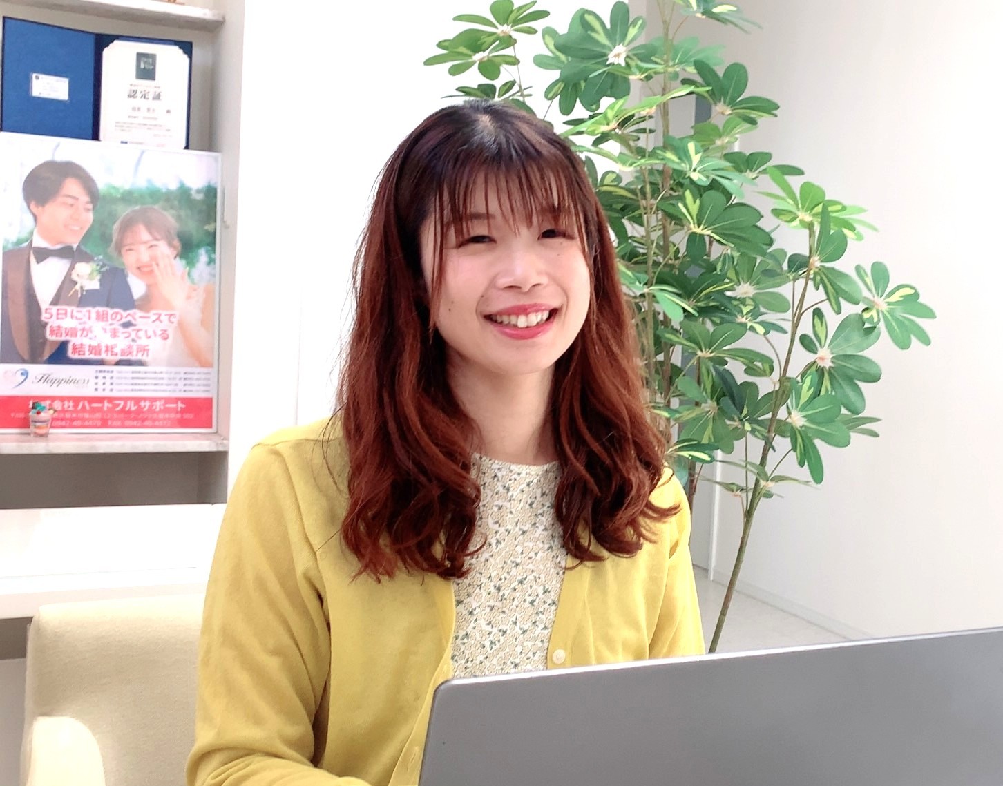 ハピネスの会員様のお見合いのお世話をさせていただいているあきで～す💕 この度ハピネス佐賀店の代表に就任しました！ よろしくお願いいたします(^^♪